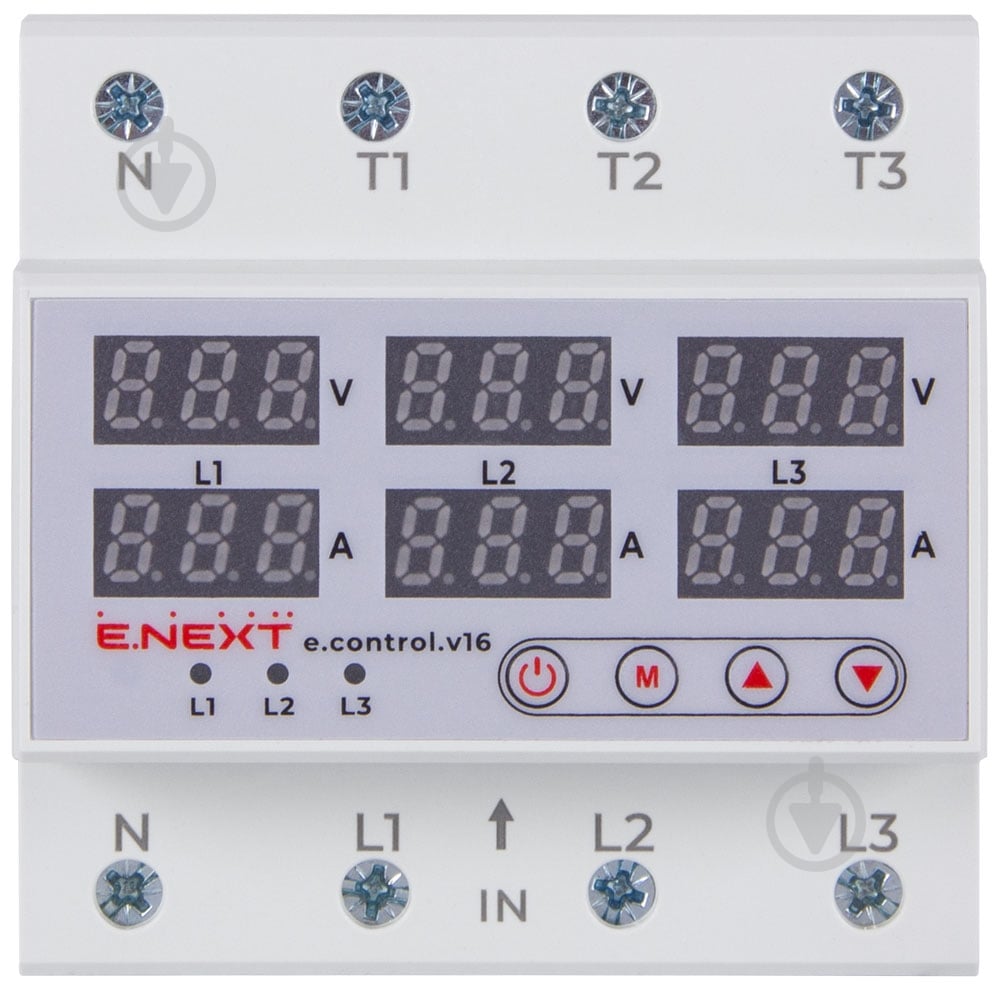 Реле напряжения E.NEXT e.control.v16 p0690026 - фото 2 Реле напряжения E.NEXT e.control.v16 p0690026 - фото 2
