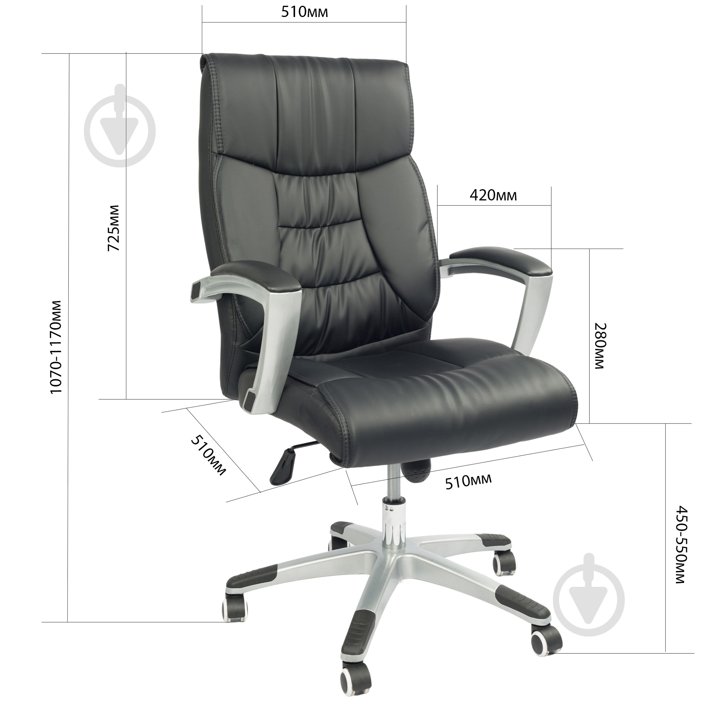 Кресло SECTOR Tawmant черный - фото 13 Кресло SECTOR Tawmant черный - фото 13