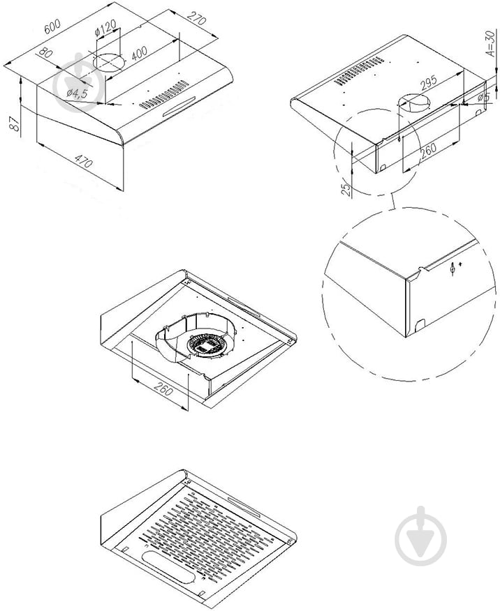 Вытяжка Perfelli PL 610 BL - фото 7 Вытяжка Perfelli PL 610 BL - фото 7