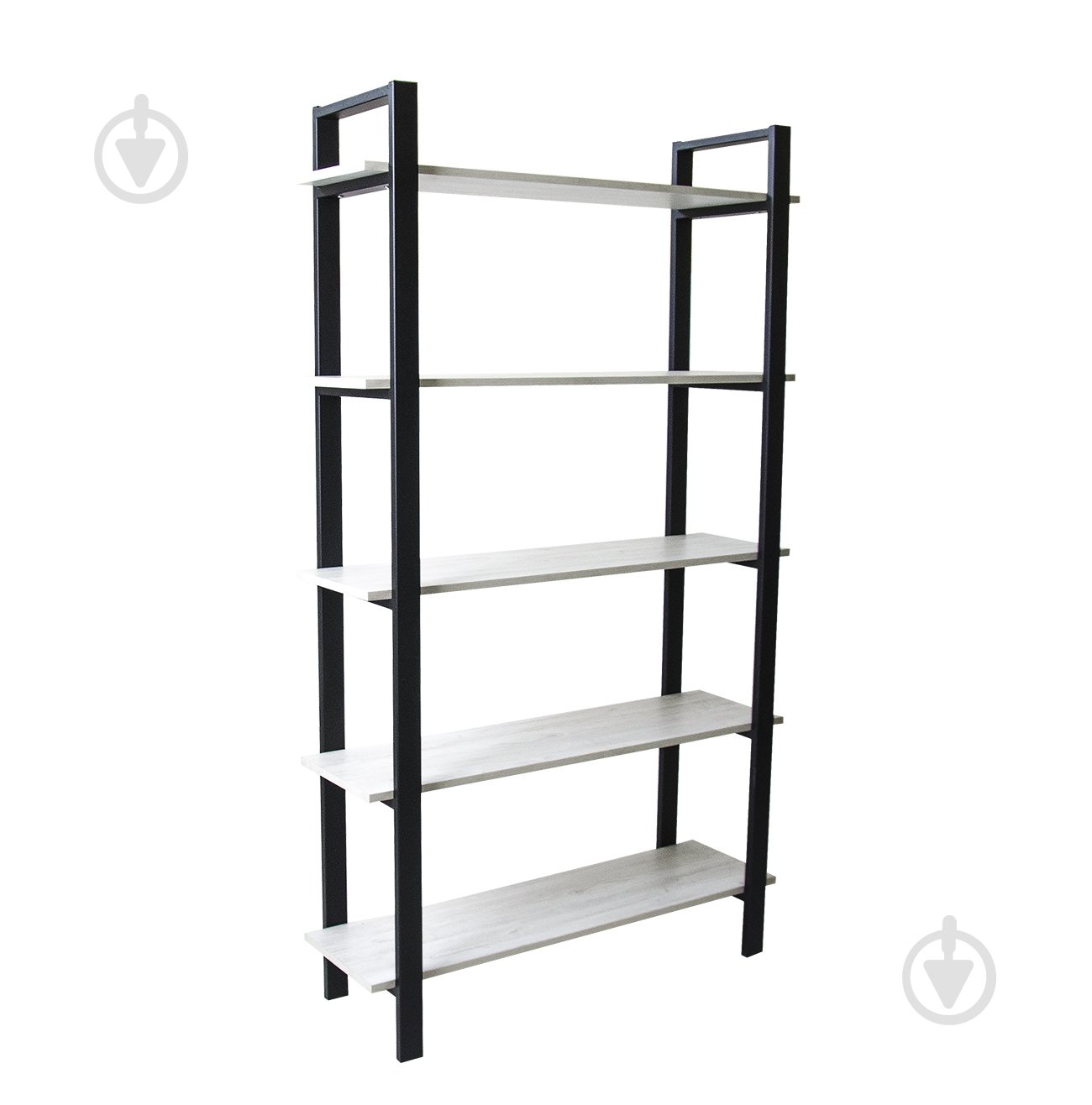 Этажерка "Венге" 5 полок Аляска 1800х1050х325 мм белое дерево - фото 1