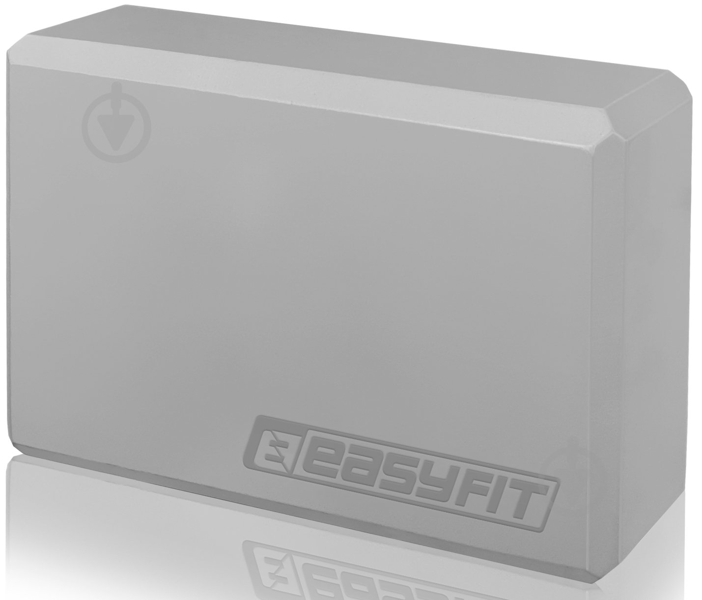 Блок для йоги EasyFit EF-1818 серый - фото 1