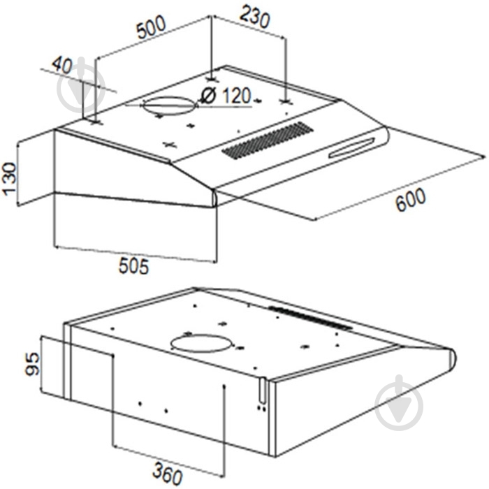 Вытяжка Perfelli PL 6104 IS - фото 7