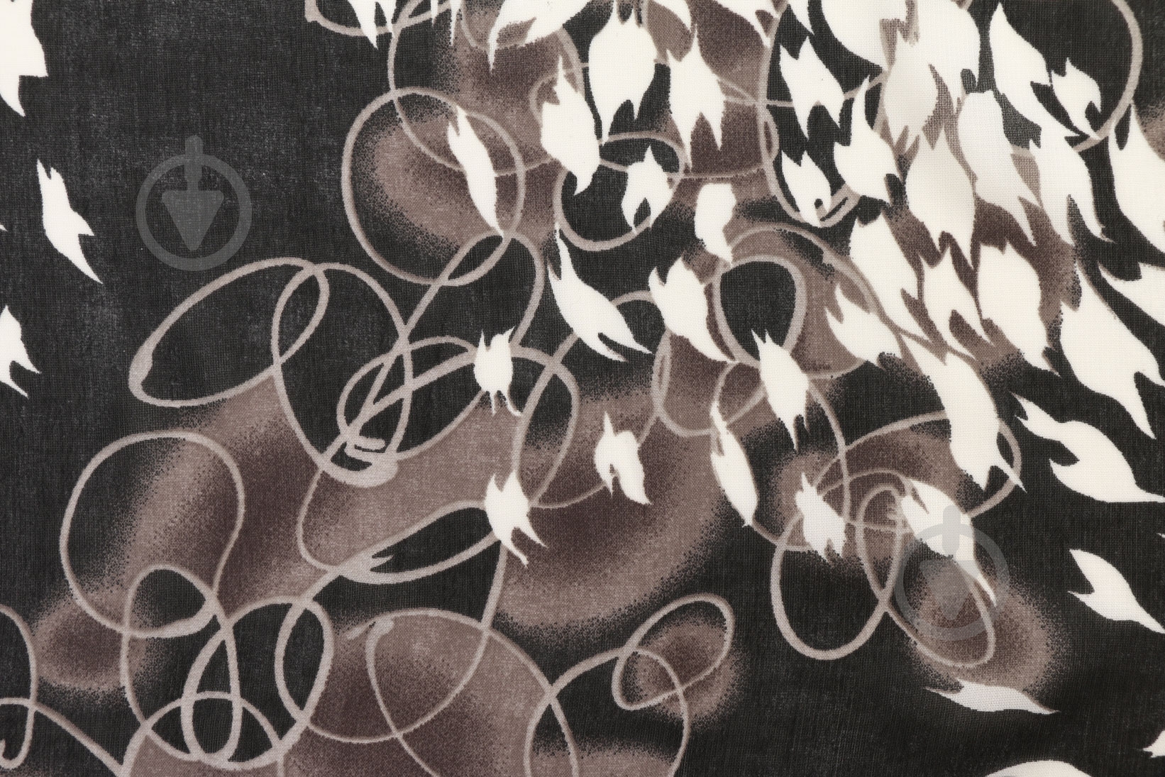 Шарфик SH006 черно-коричневый - фото 4