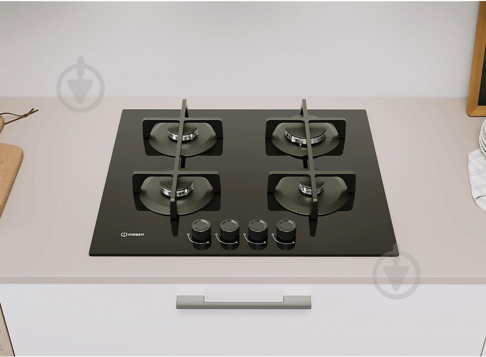 Варочная поверхность газовая Indesit ING 61T/BK 1 - фото 4