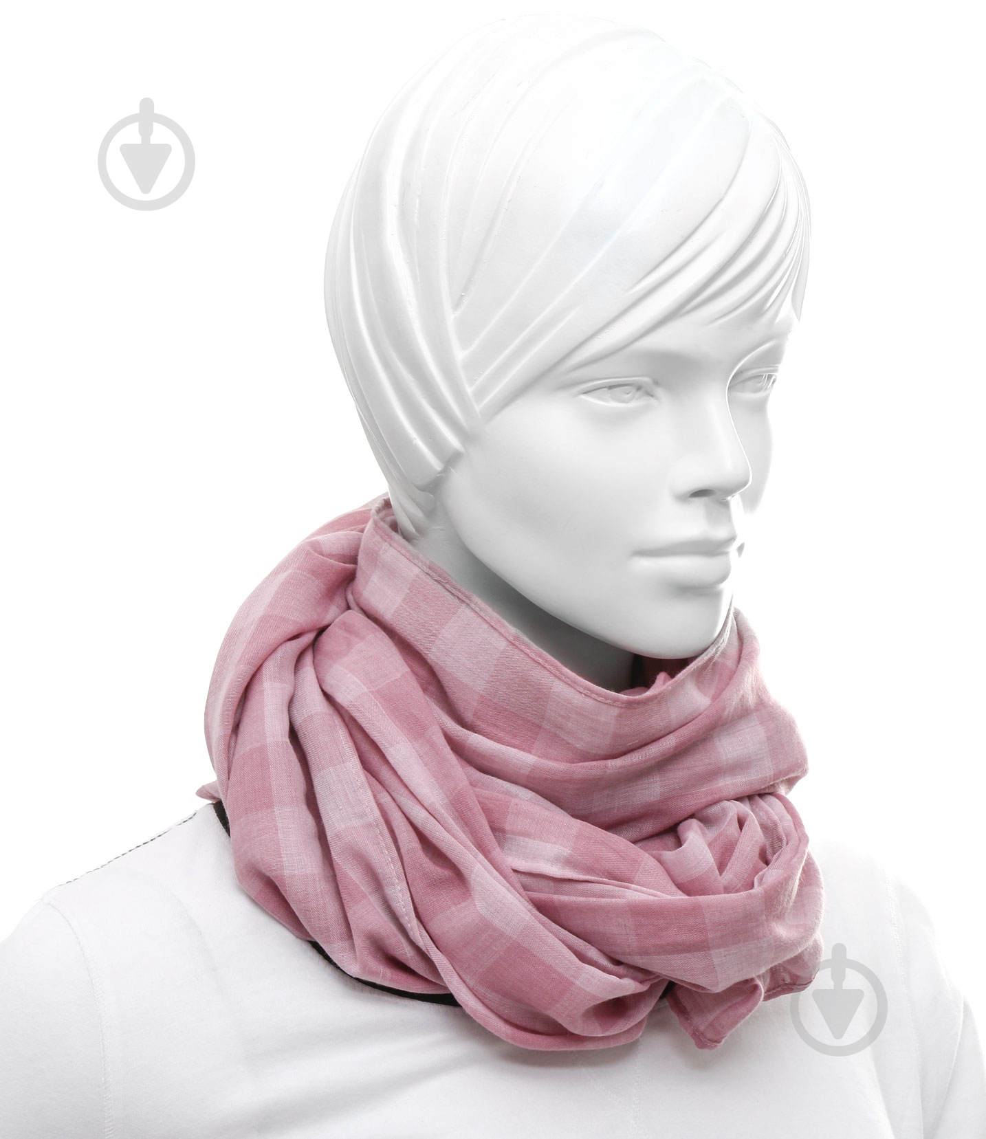 Шарфик SH012 розовый - фото 2