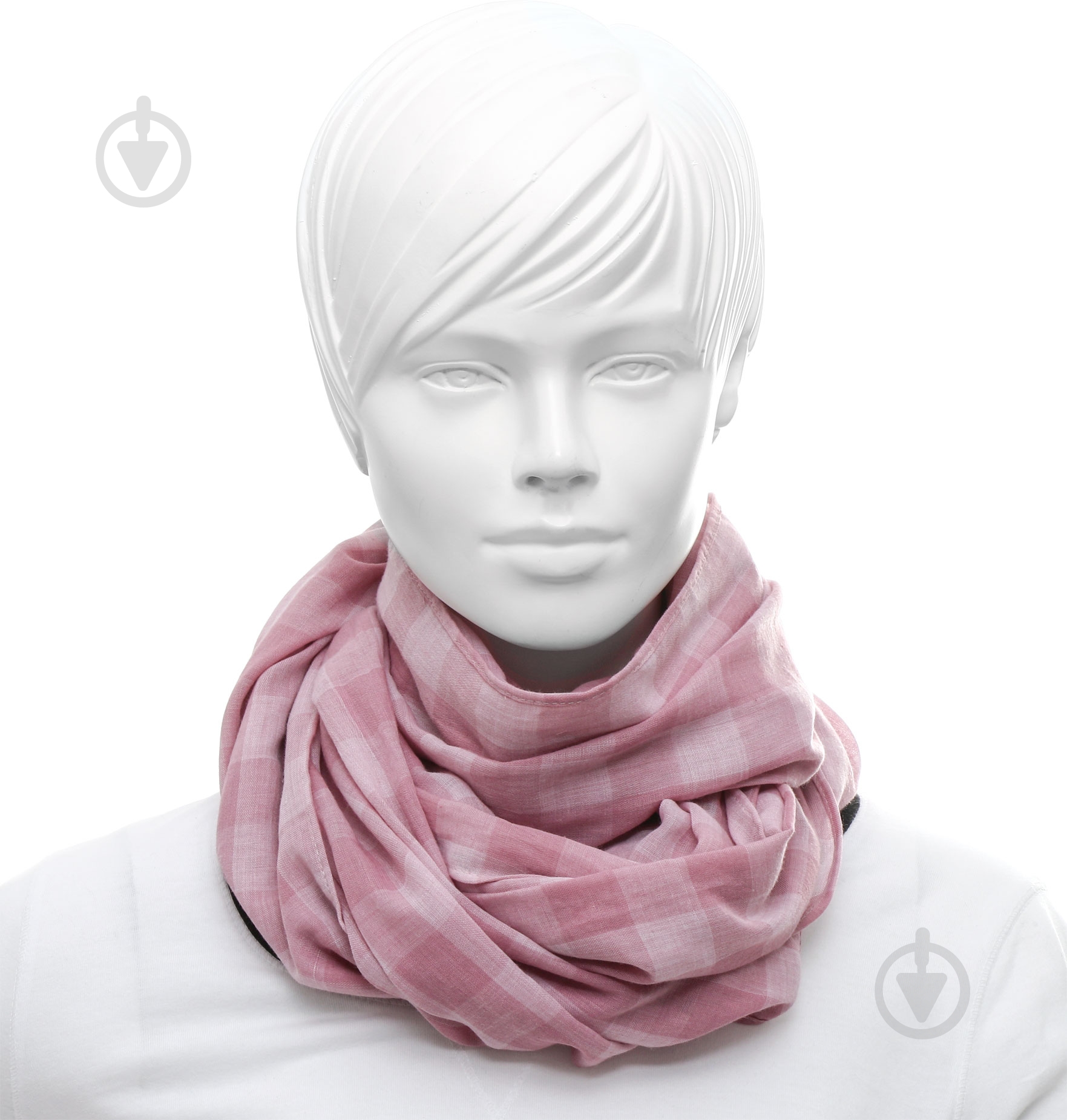 Шарфик SH012 розовый - фото 1