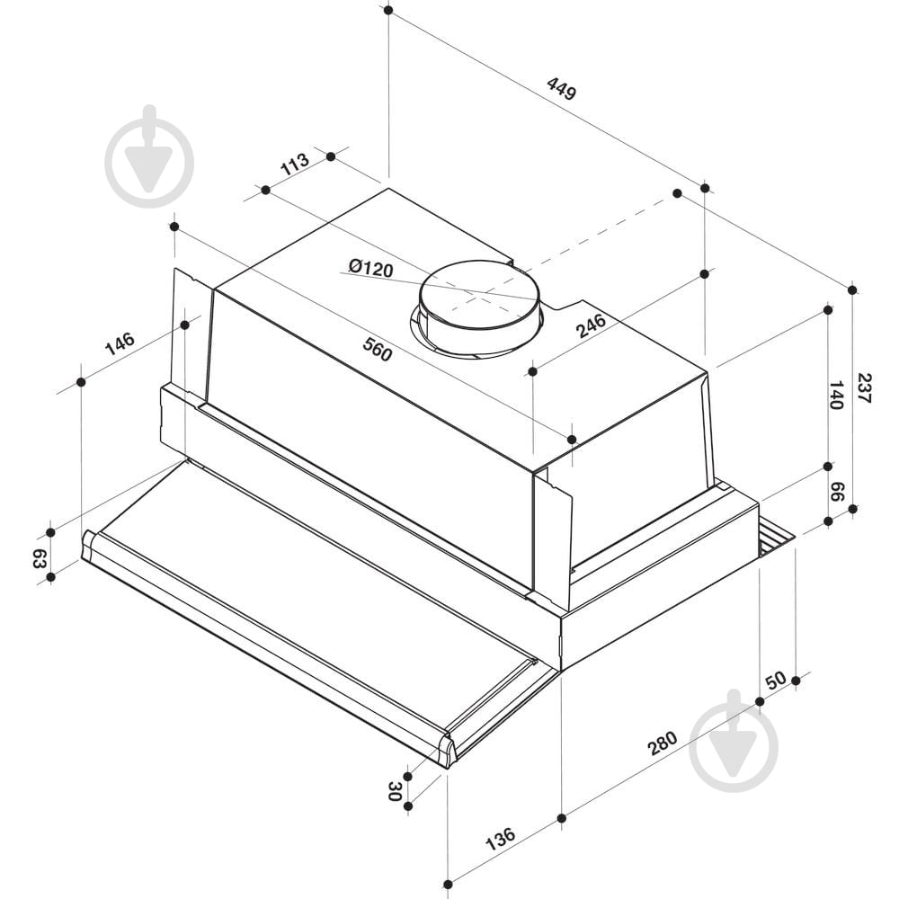 Вытяжка Whirlpool WSK 64 FLS X - фото 7