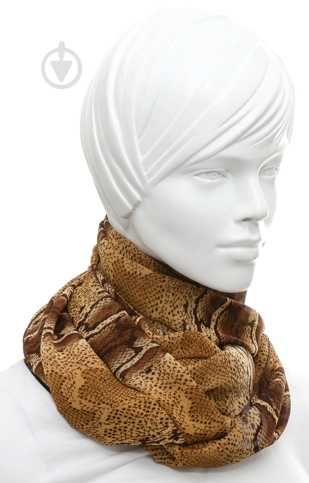 Шарфик SH020 коричневый - фото 2