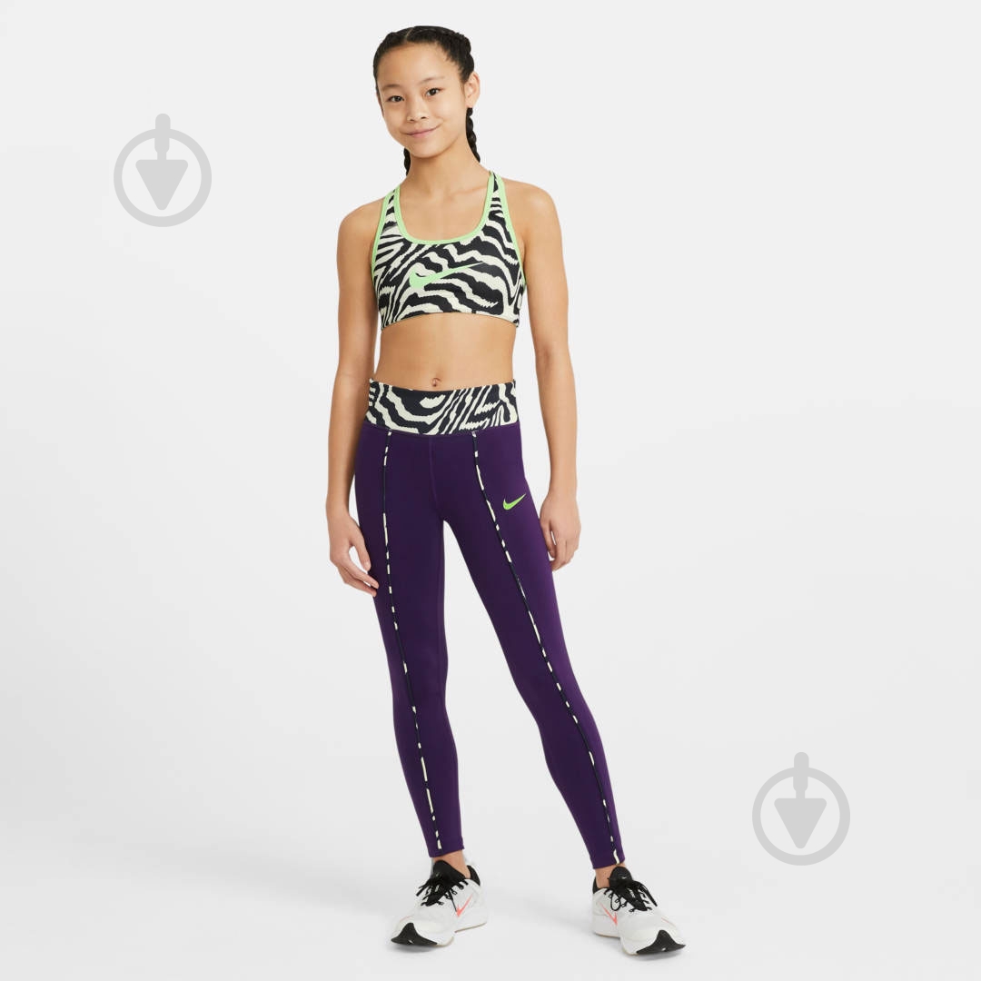 Лосины Nike DA0901-525 р.S фиолетовый - фото 7