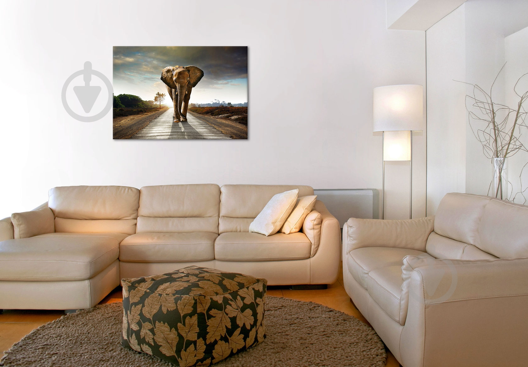 Картина Слон 80x120 см YS-Art - фото 3 Картина Слон 80x120 см YS-Art - фото 3