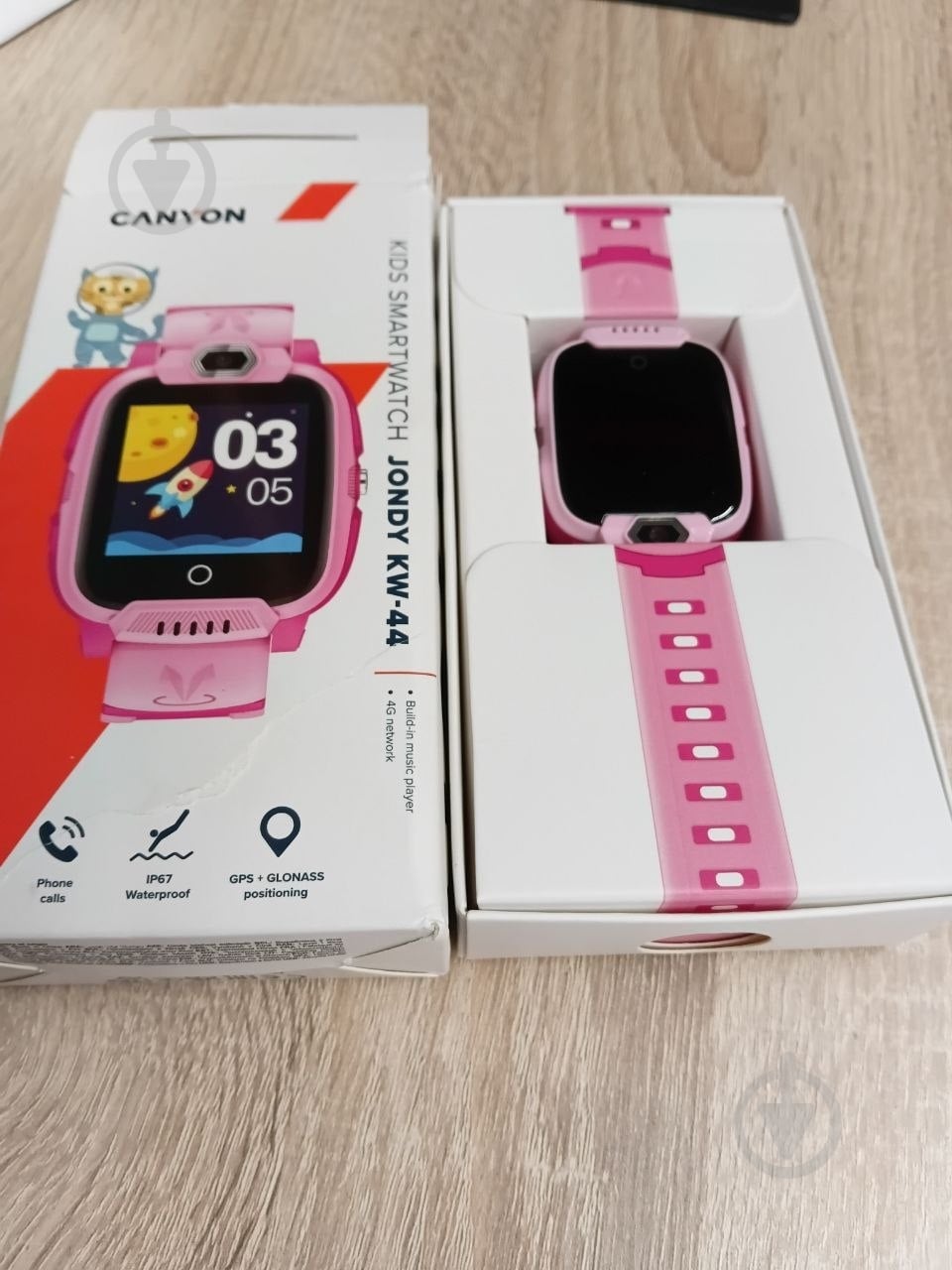 УЦІНКА! Смарт-годинник дитячий Canyon Jondy KW-44 Kids music pink 4G Camera GPS WiFi (CNE-KW44PP) (УЦ №3570) - фото 11 УЦІНКА! Смарт-годинник дитячий Canyon Jondy KW-44 Kids music pink 4G Camera GPS WiFi (CNE-KW44PP) (УЦ №3570) - фото 11
