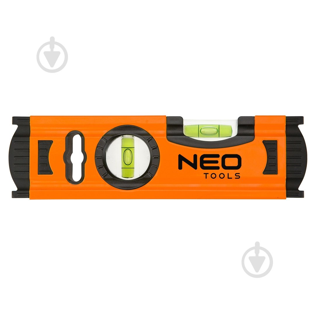 Уровень 20 см NEO tools 2 ячейки 71-030 - фото 1
