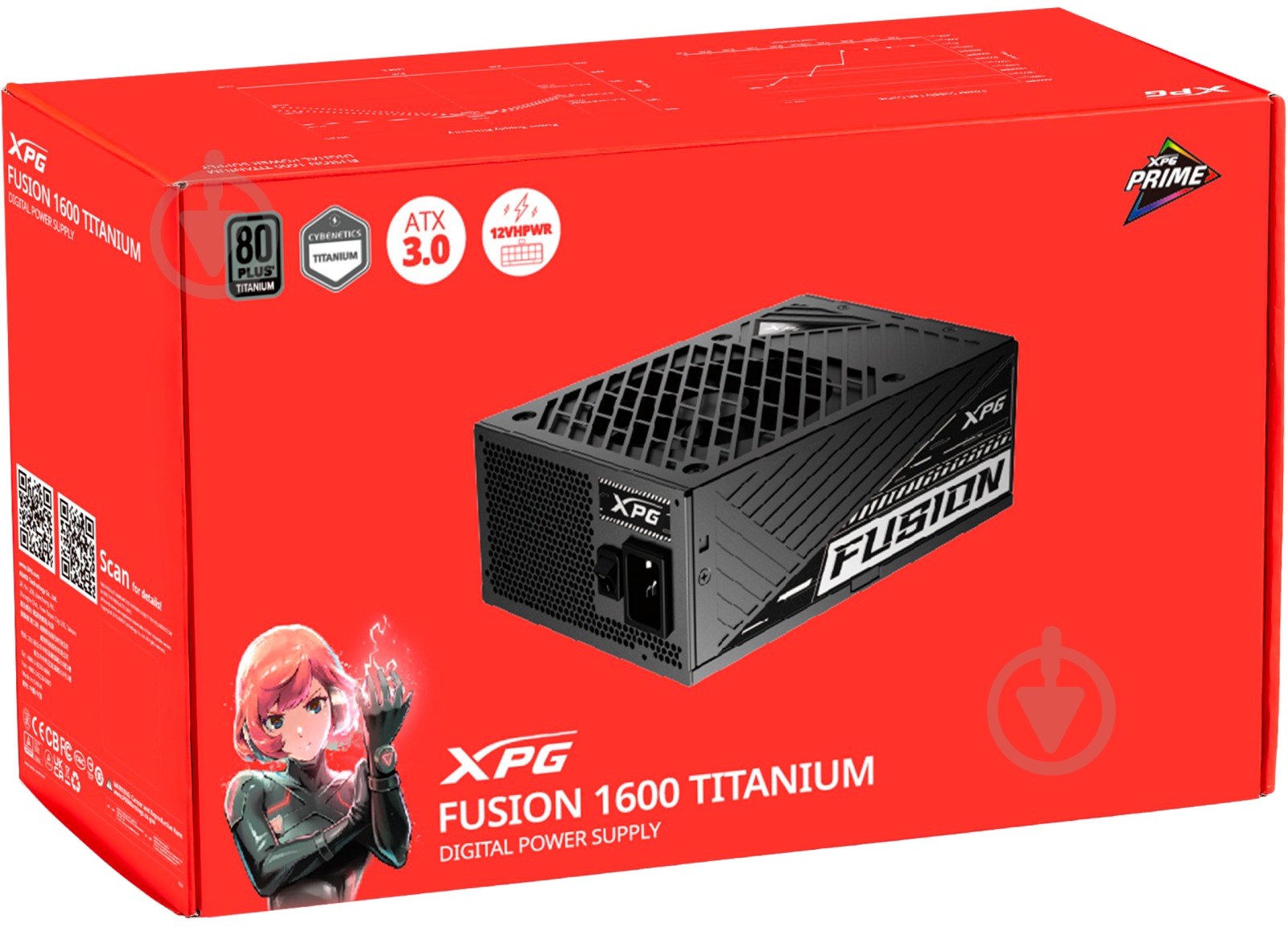 Блок питания ADATA FUSION1600T-BKCEU 1600 Вт - фото 9