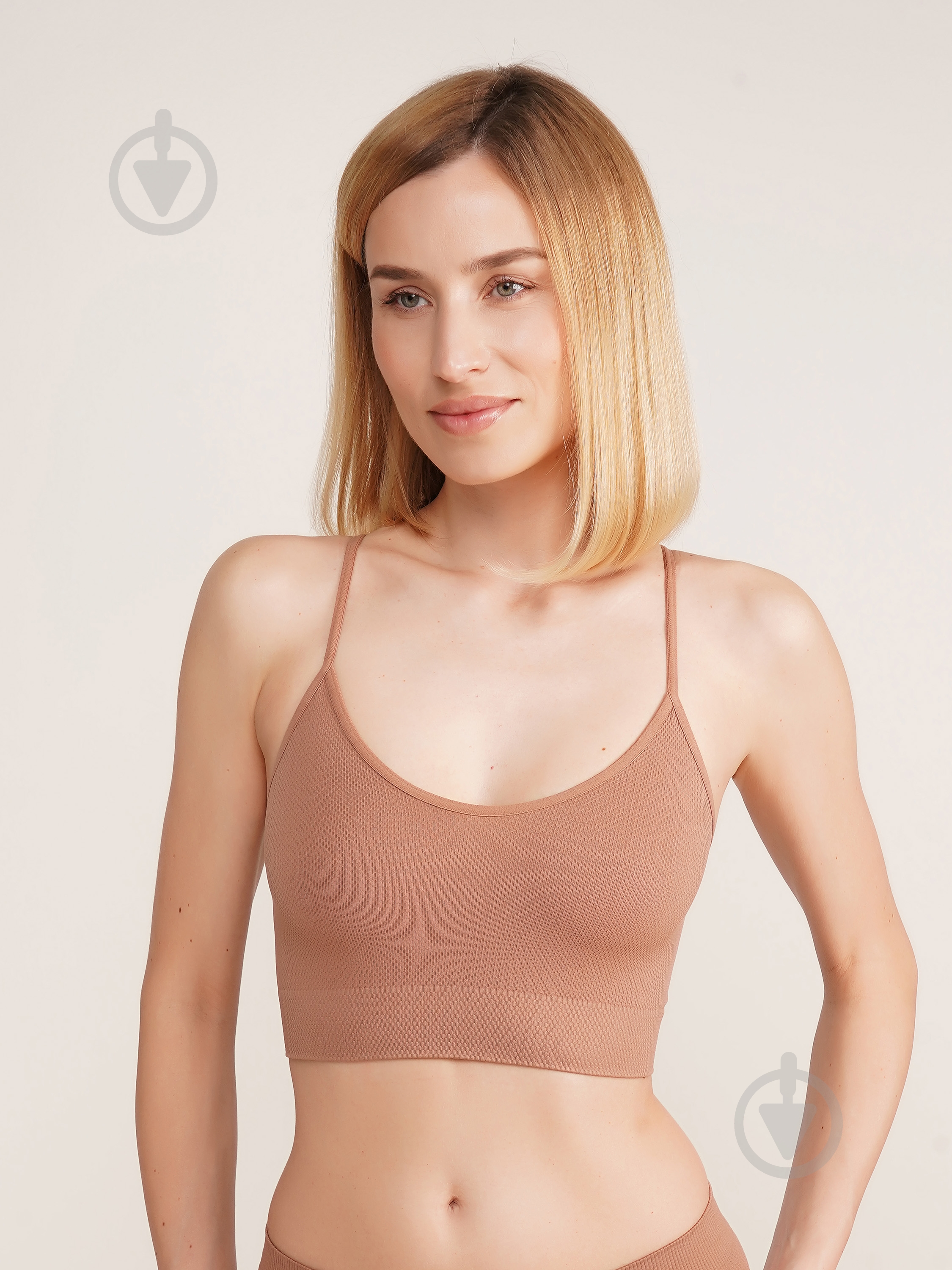 Топ-брасьер Giulia CAMI TOP GRAIN р.SM мокко - фото 2