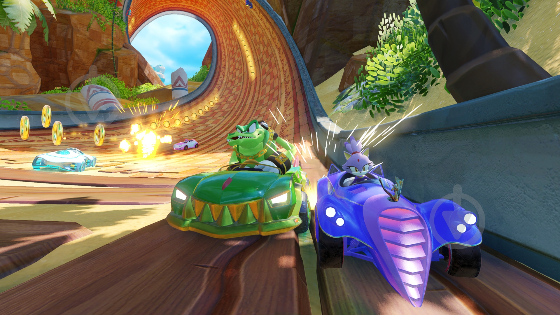 Игра Sony Team Sonic Racing (PS4, русские субтитры) - фото 3 Игра Sony Team Sonic Racing (PS4, русские субтитры) - фото 3