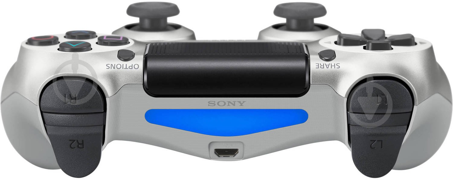 Геймпад бездротовий Sony PlayStation Dualshock v2 (9895954) cont silver - фото 4