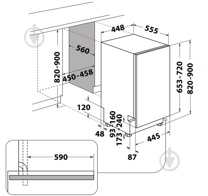Посудомоечная машина Whirlpool WH4ID10CS60 - фото 11