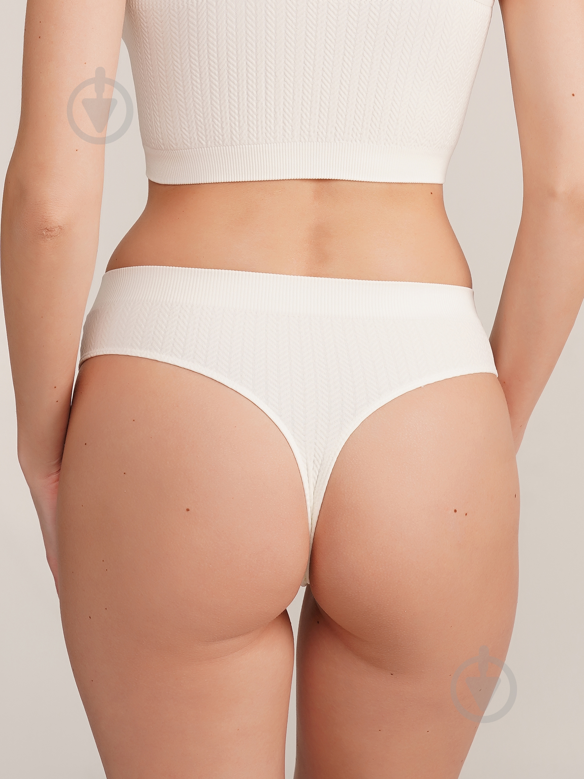 Труси жіночі Giulia STRING BRIEFS BRAID L-XL ваніль - фото 3 Труси жіночі Giulia STRING BRIEFS BRAID L-XL ваніль - фото 3