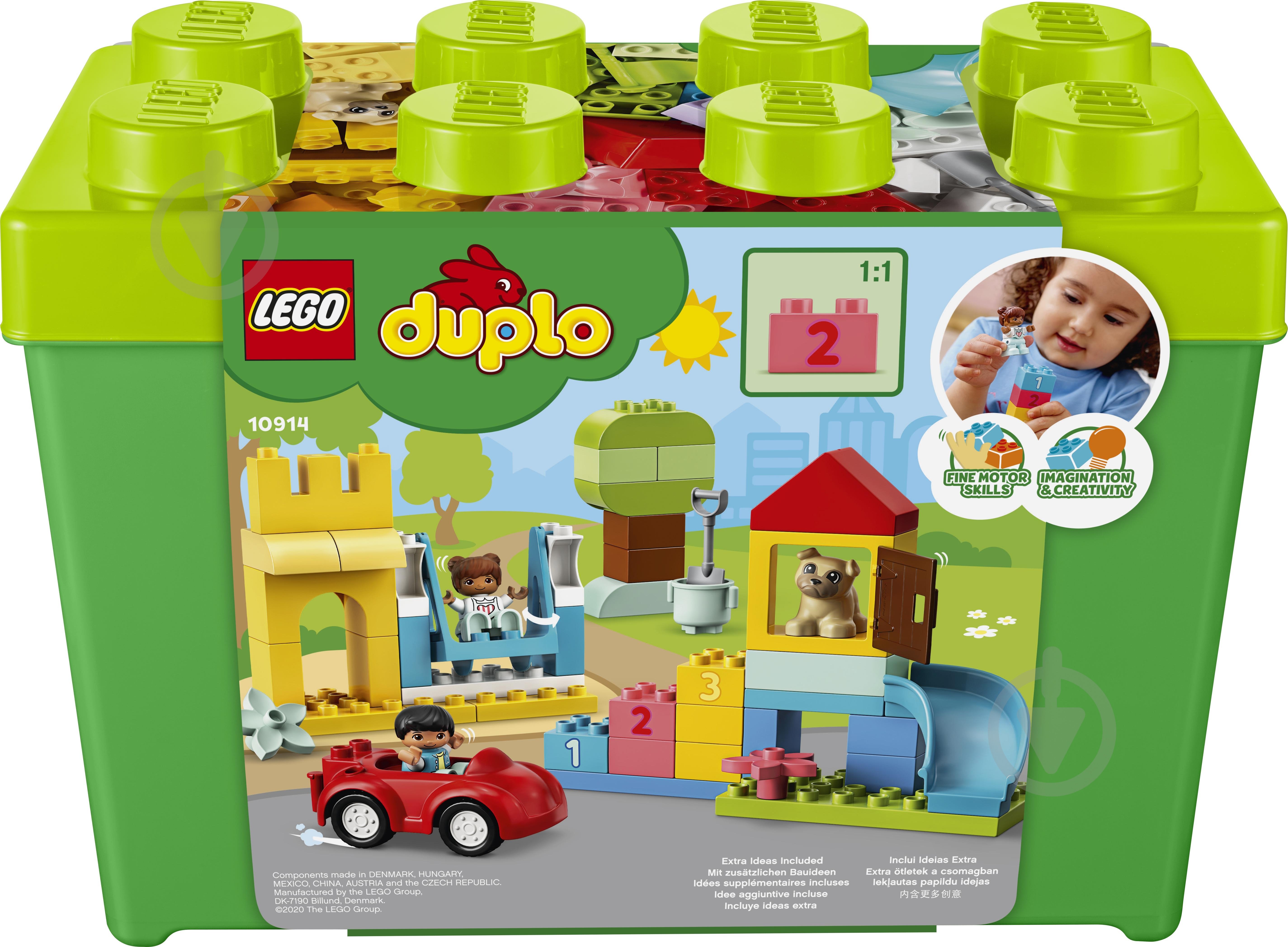Конструктор LEGO DUPLO Велика коробка з кубиками 10914 - фото 4