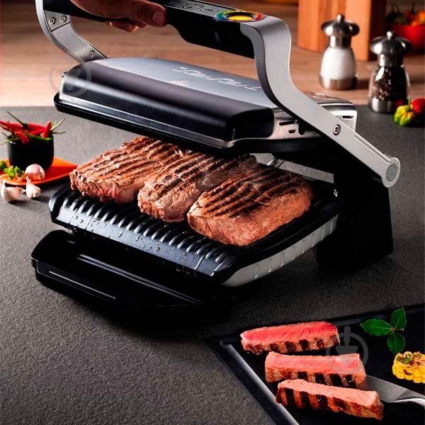ВИТРИНА! Гриль-барбекю Tefal OptiGrill+ GC712D34 - фото 14