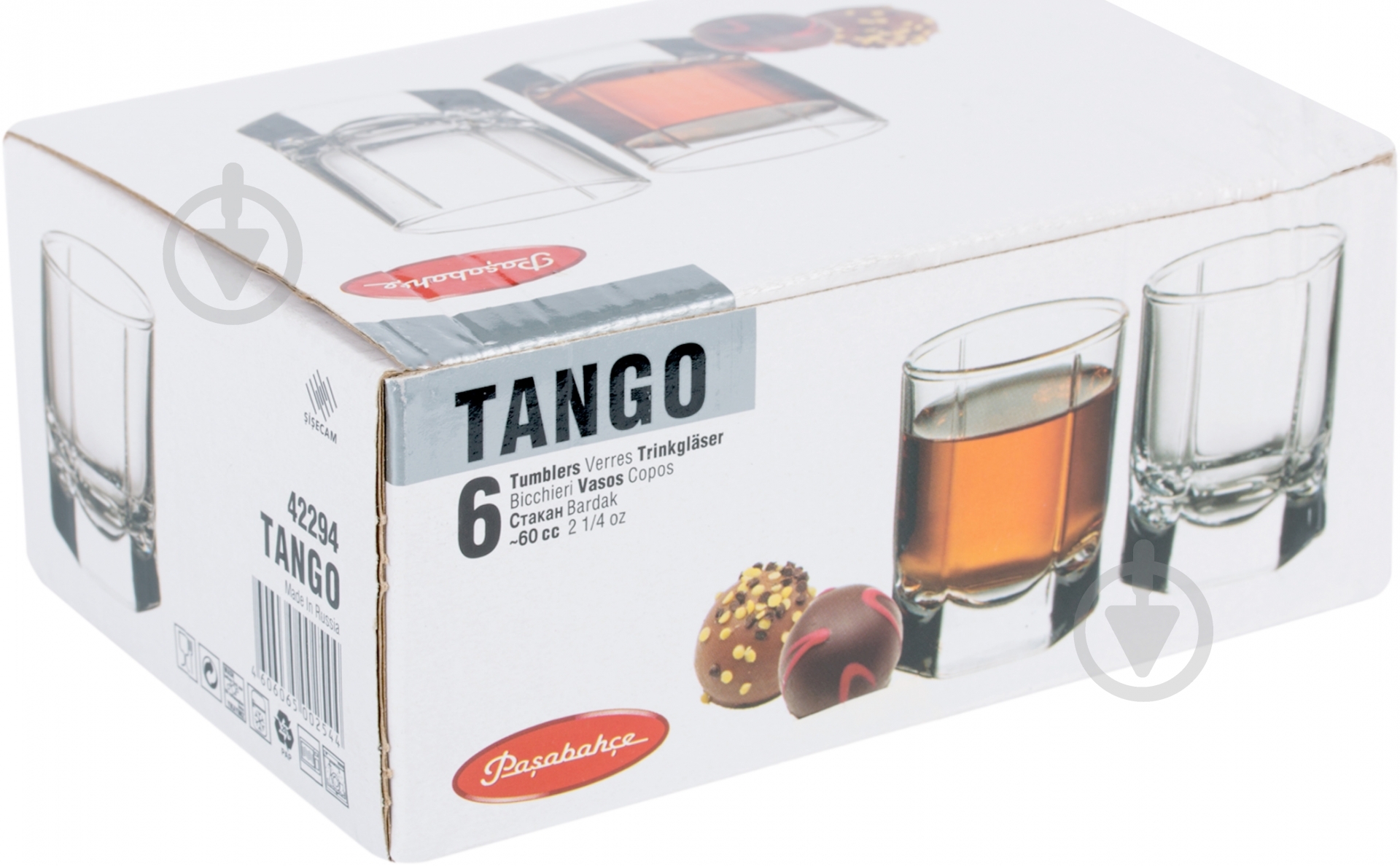 Набор рюмок Tango 65 мл 6 шт. Pasabahce - фото 2 Набор рюмок Tango 65 мл 6 шт. Pasabahce - фото 2