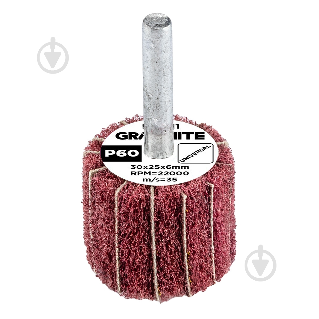 Круг лепестковый GRAPHITE 30 мм P60 58T411 - фото 1