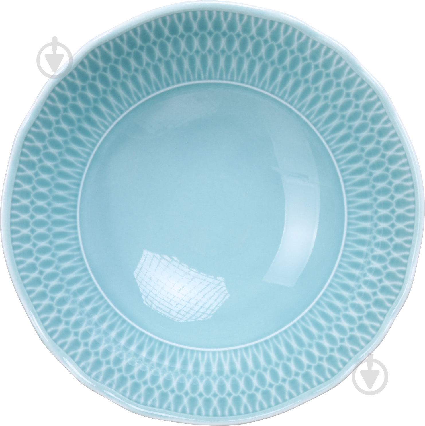 Салатник Cmielow Sofia 17 см фарфоровый ментоловый - фото 1