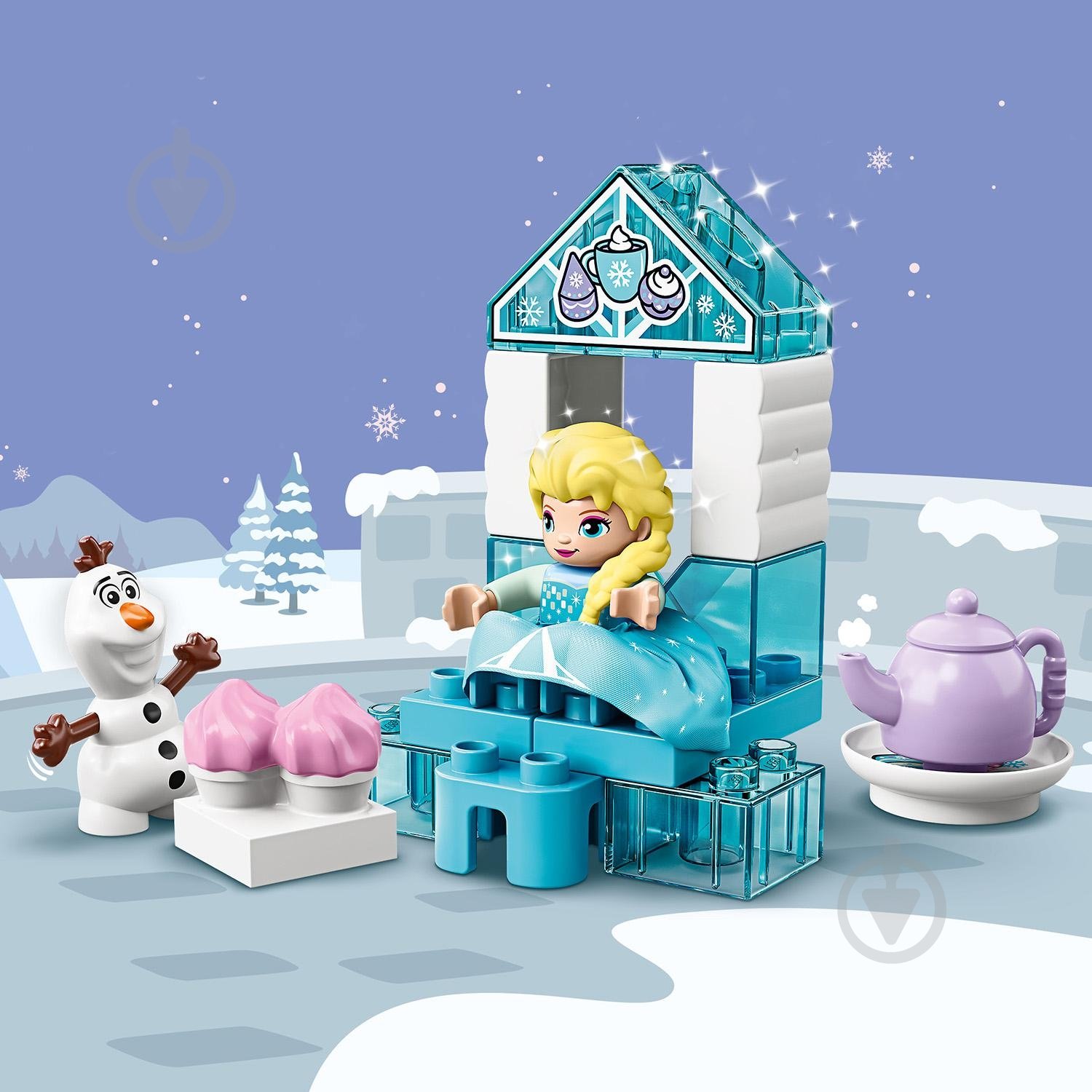 Конструктор LEGO DUPLO Чаепитие Эльзы и Олафа 10920 - фото 5 Конструктор LEGO DUPLO Чаепитие Эльзы и Олафа 10920 - фото 5