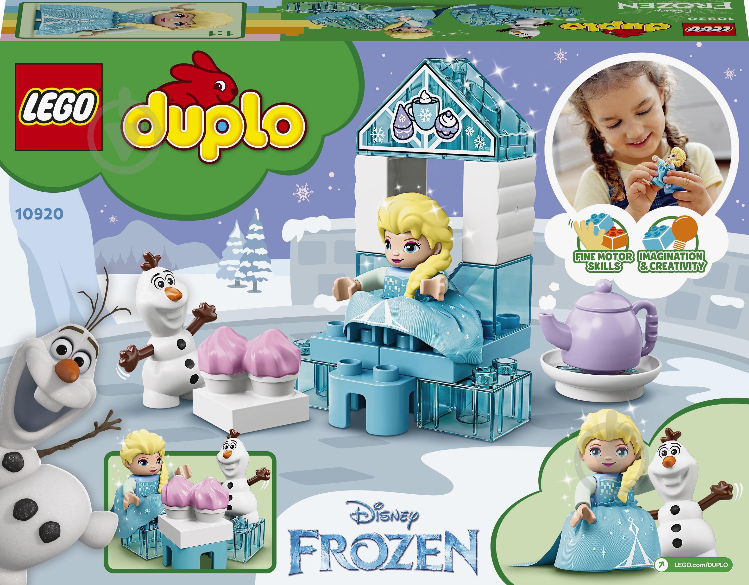Конструктор LEGO DUPLO Чаепитие Эльзы и Олафа 10920 - фото 10 Конструктор LEGO DUPLO Чаепитие Эльзы и Олафа 10920 - фото 10