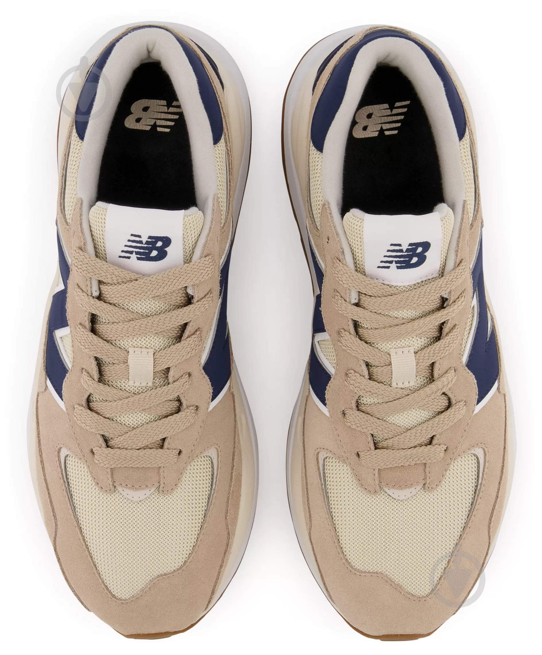 Кроссовки мужские New Balance M5740CBB р.44 бежевые с синим - фото 3
