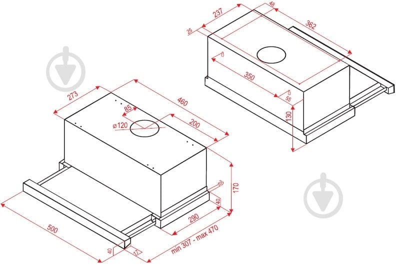 Вытяжка Perfelli TL 5103 W LED - фото 9 Вытяжка Perfelli TL 5103 W LED - фото 9