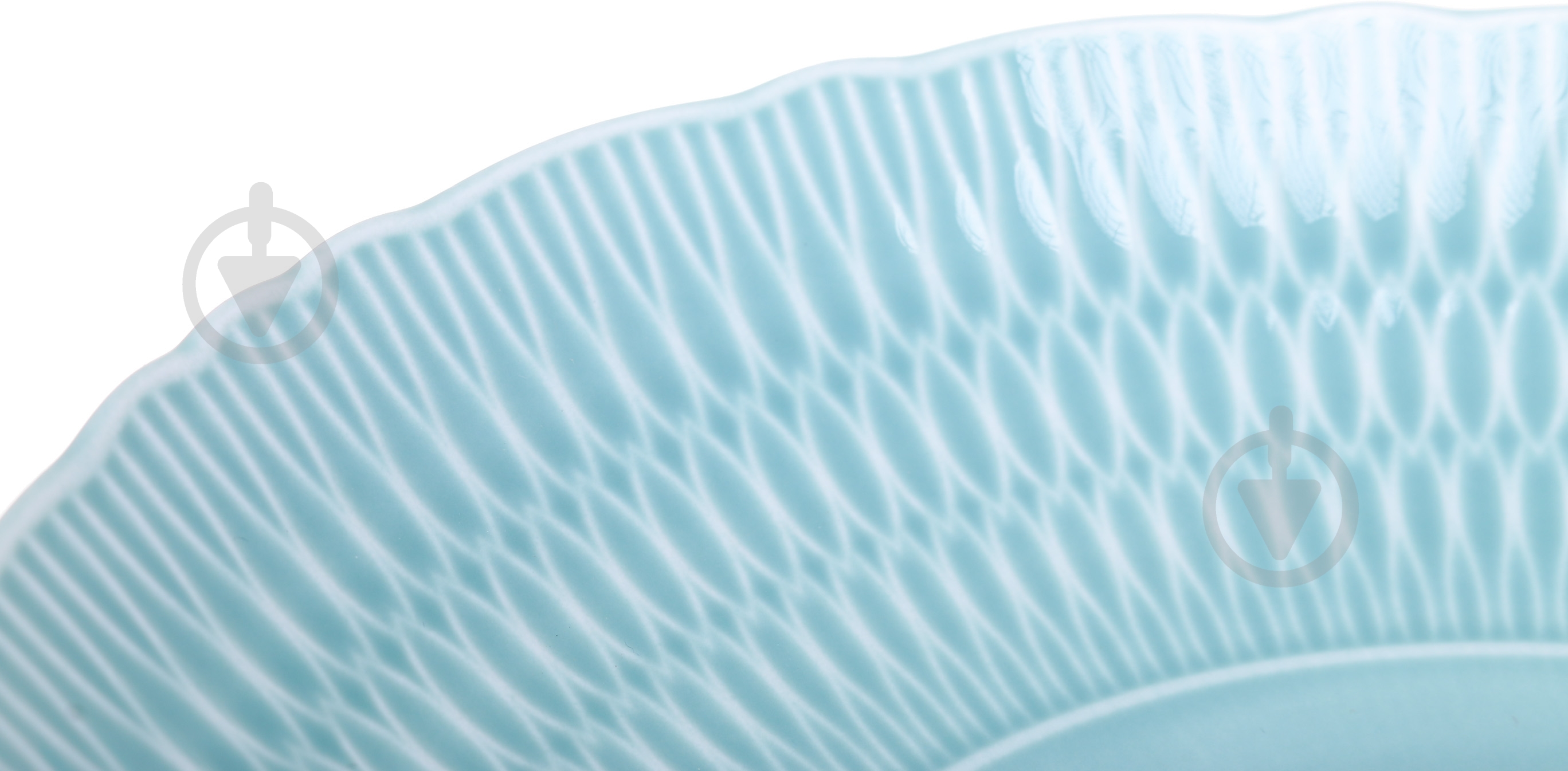 Тарелка для супа Cmielow Sofia 22 см фарфоровая ментоловая - фото 3