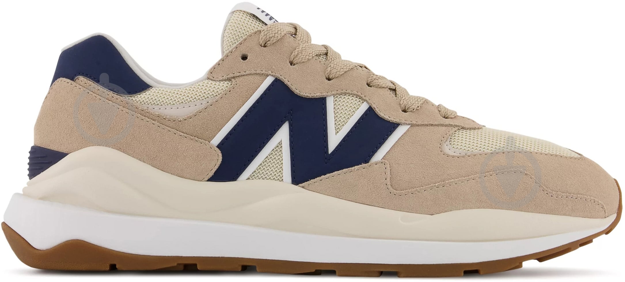 Кроссовки мужские New Balance M5740CBB р.42,5 бежевые с синим - фото 1