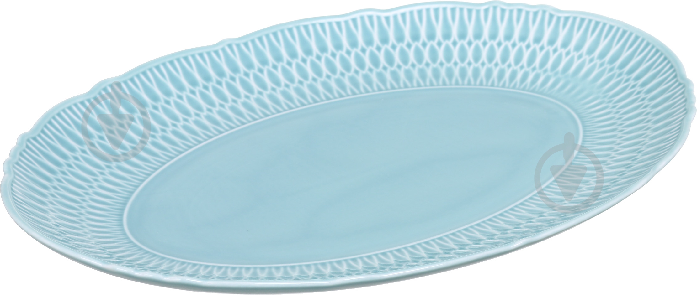 Блюдо овальное Cmielow Sofia 34 см сіре - фото 1 Блюдо овальное Cmielow Sofia 34 см сіре - фото 1