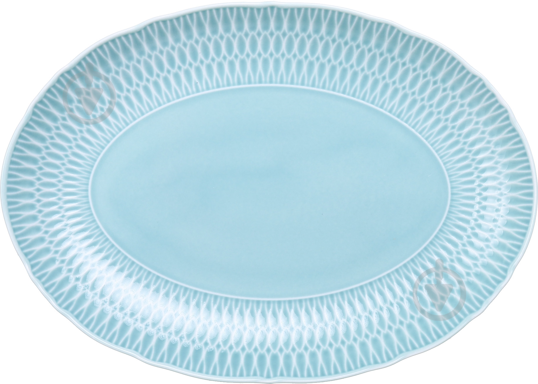 Блюдо овальное Cmielow Sofia 24 см ментоловое - фото 2 Блюдо овальное Cmielow Sofia 24 см ментоловое - фото 2