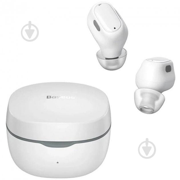 Bluetooth-гарнитура BASEUS Encok TWS WM01 white (NGWM01-02) - фото 2