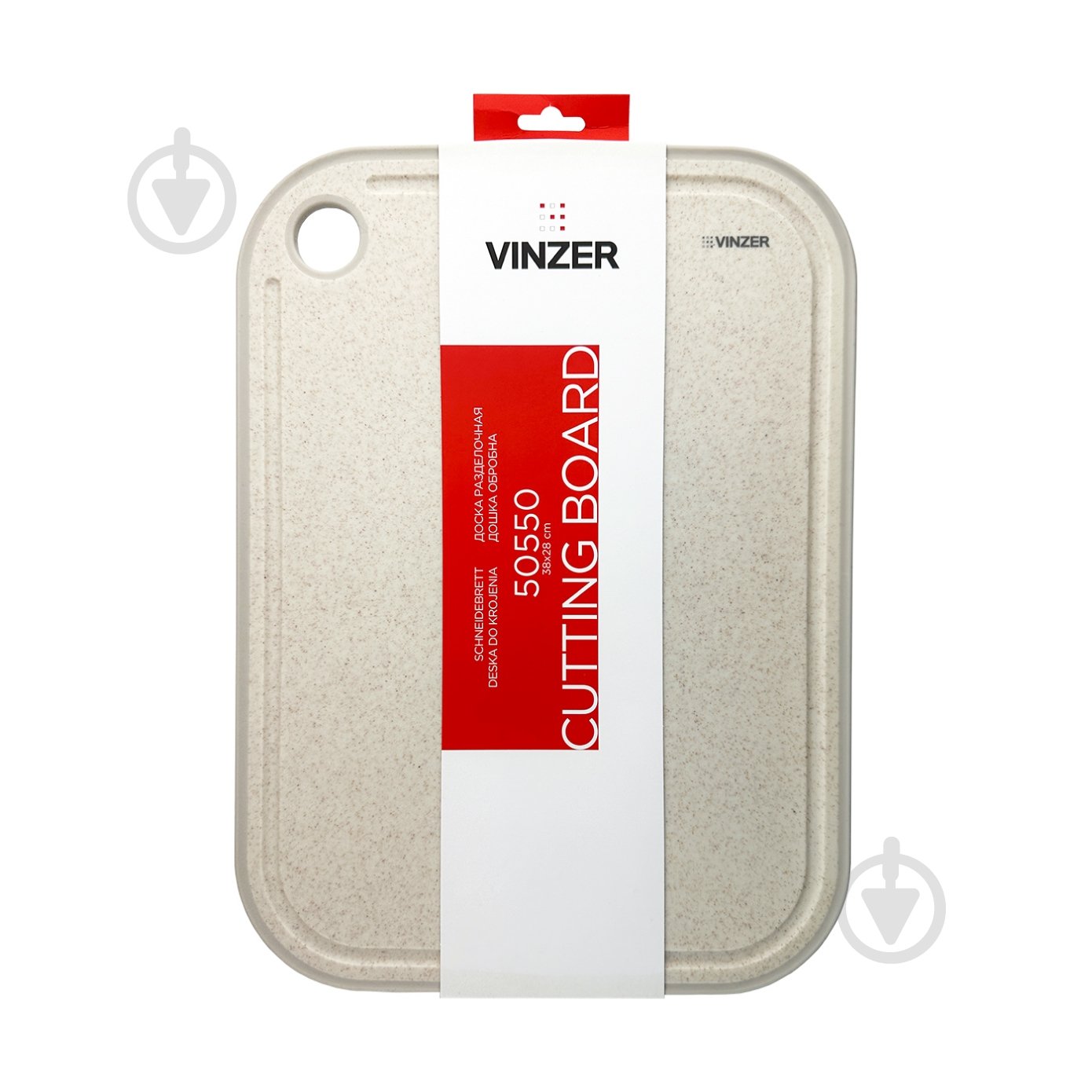 Доска разделочная Vinzer 38x28 см бежевая 50550 - фото 5 Доска разделочная Vinzer 38x28 см бежевая 50550 - фото 5