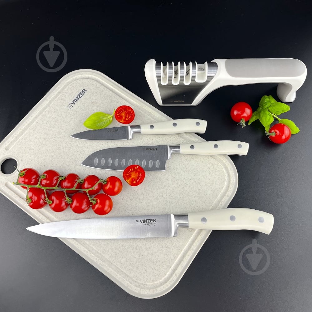 Доска разделочная Vinzer 38x28 см бежевая 50550 - фото 8 Доска разделочная Vinzer 38x28 см бежевая 50550 - фото 8