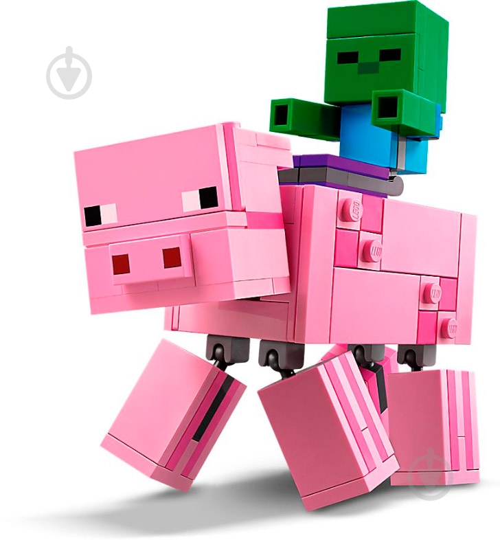 Конструктор LEGO Minecraft Свинья и малыш-зомби 21157 - фото 3