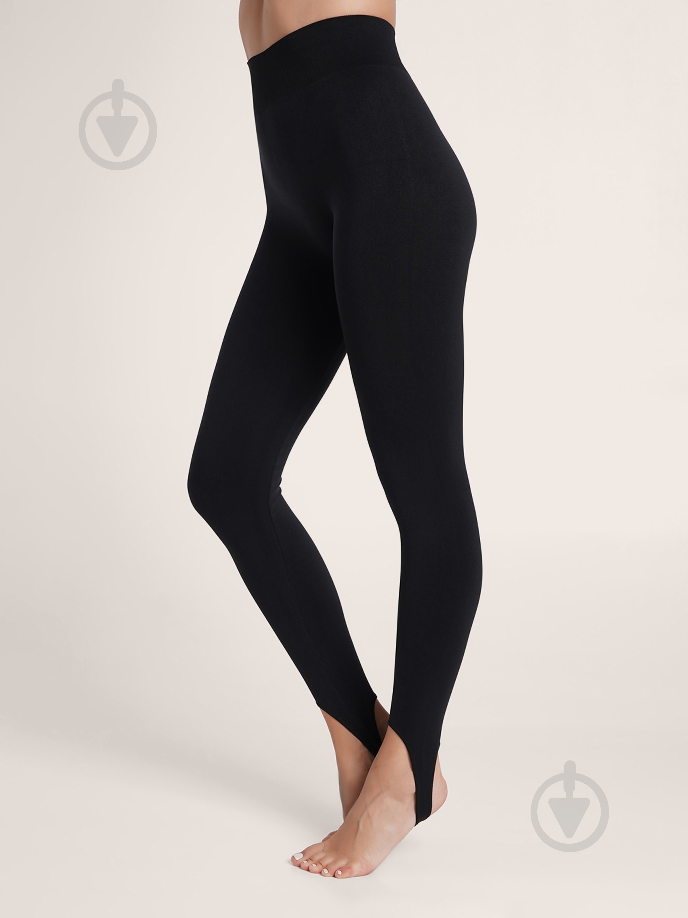 Лосины Giulia Leggings straps black р.S/M черный - фото 1