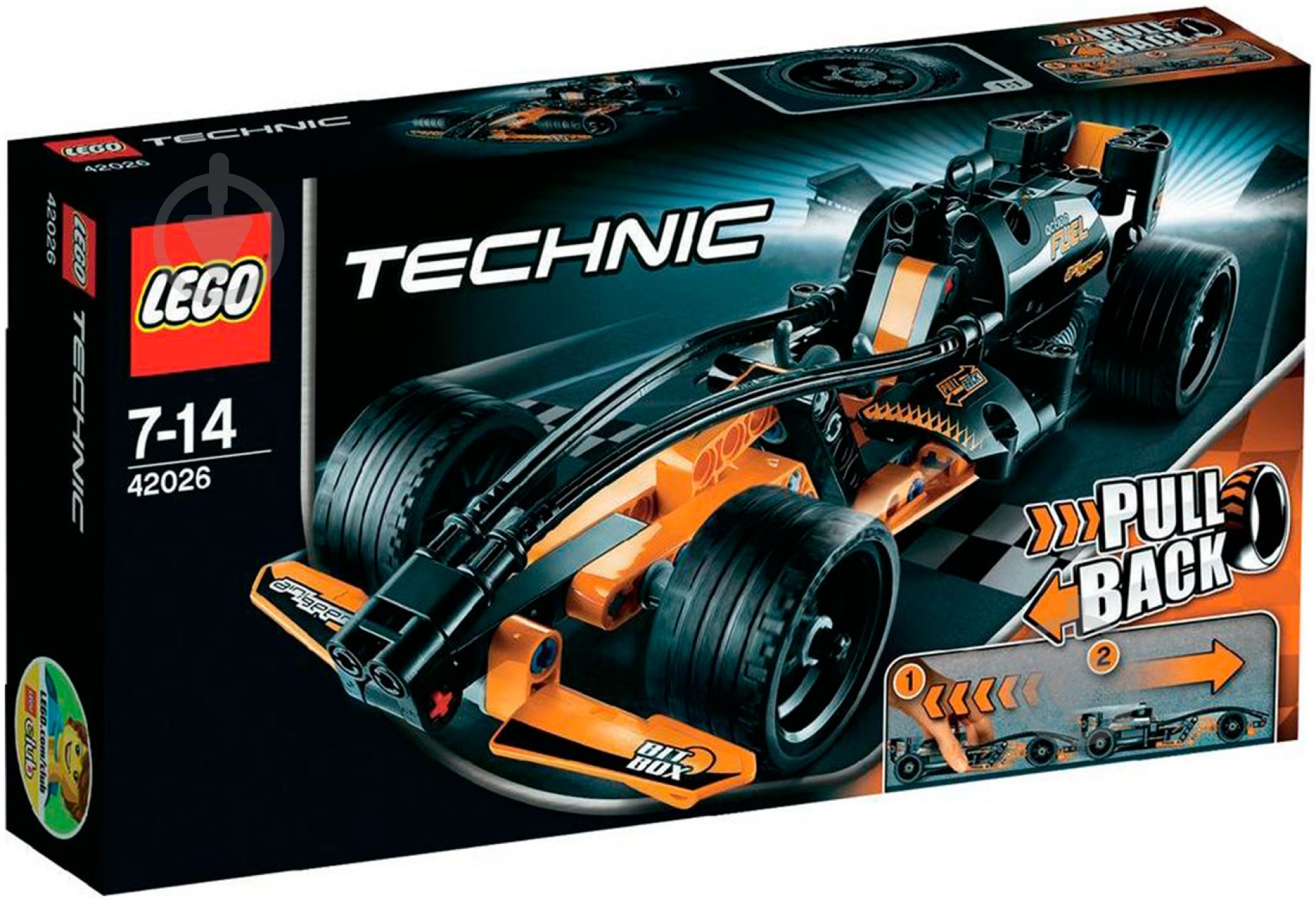 Конструктор LEGO Technic Черное гоночное авто 42026 - фото 1