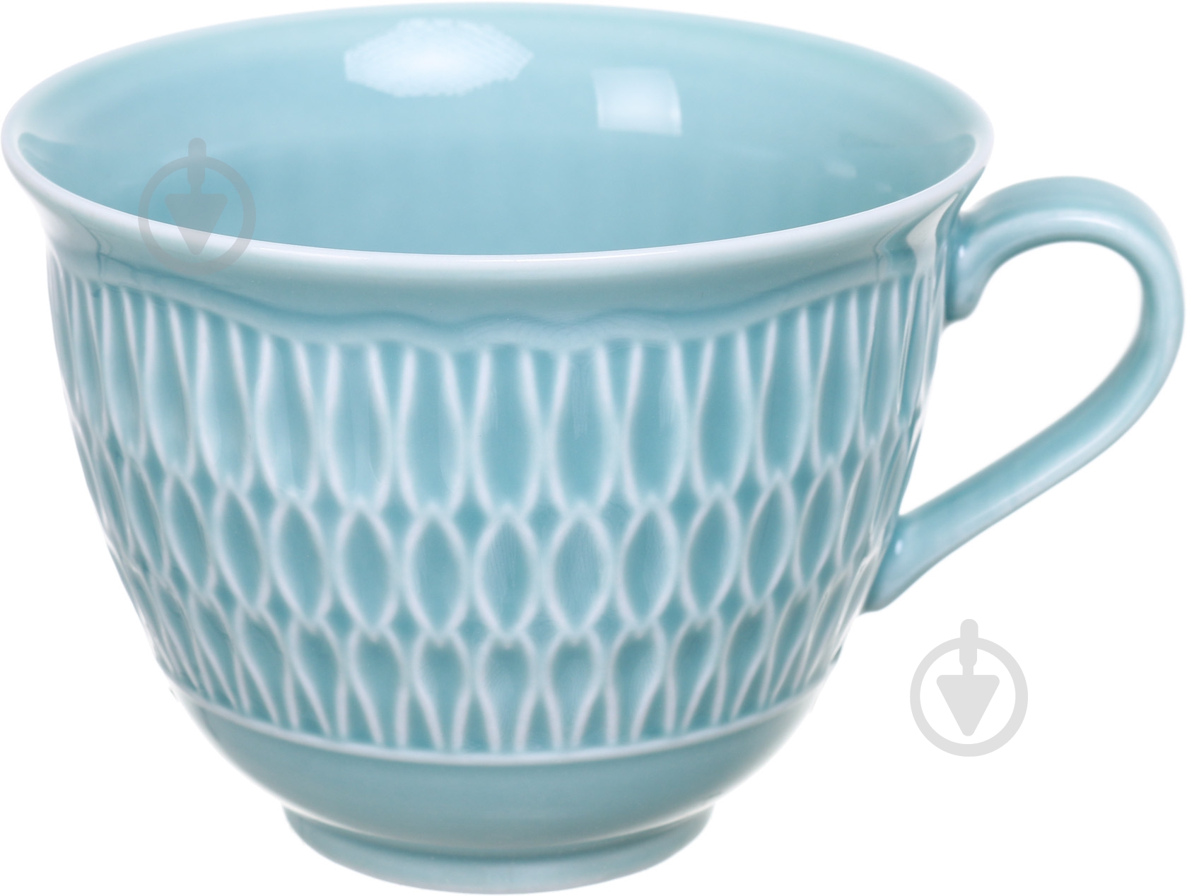 Чашка Cmielow Sofia 250 мл фарфоровая ментоловая - фото 1