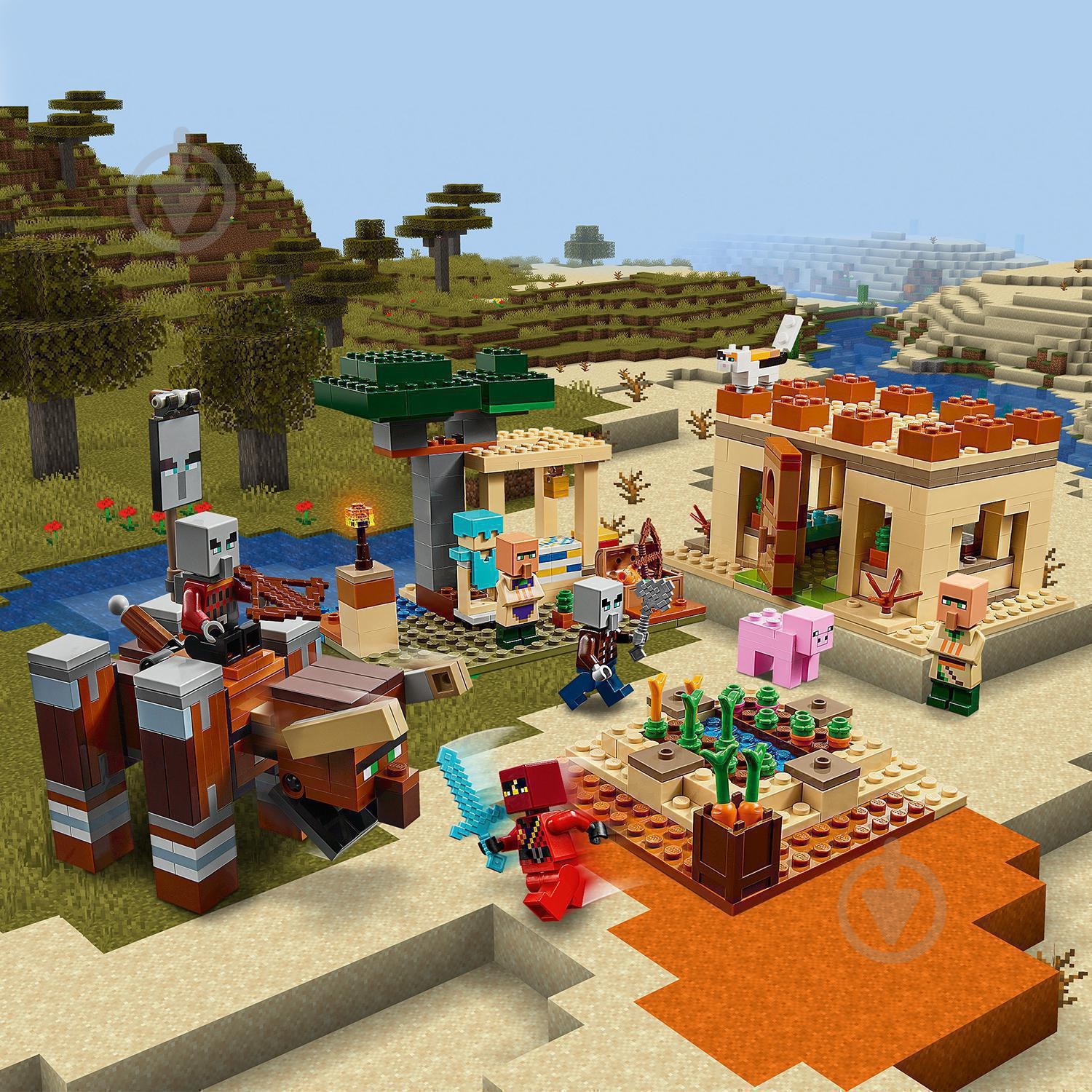 Конструктор LEGO Minecraft Напад шкідників 21160 - фото 8