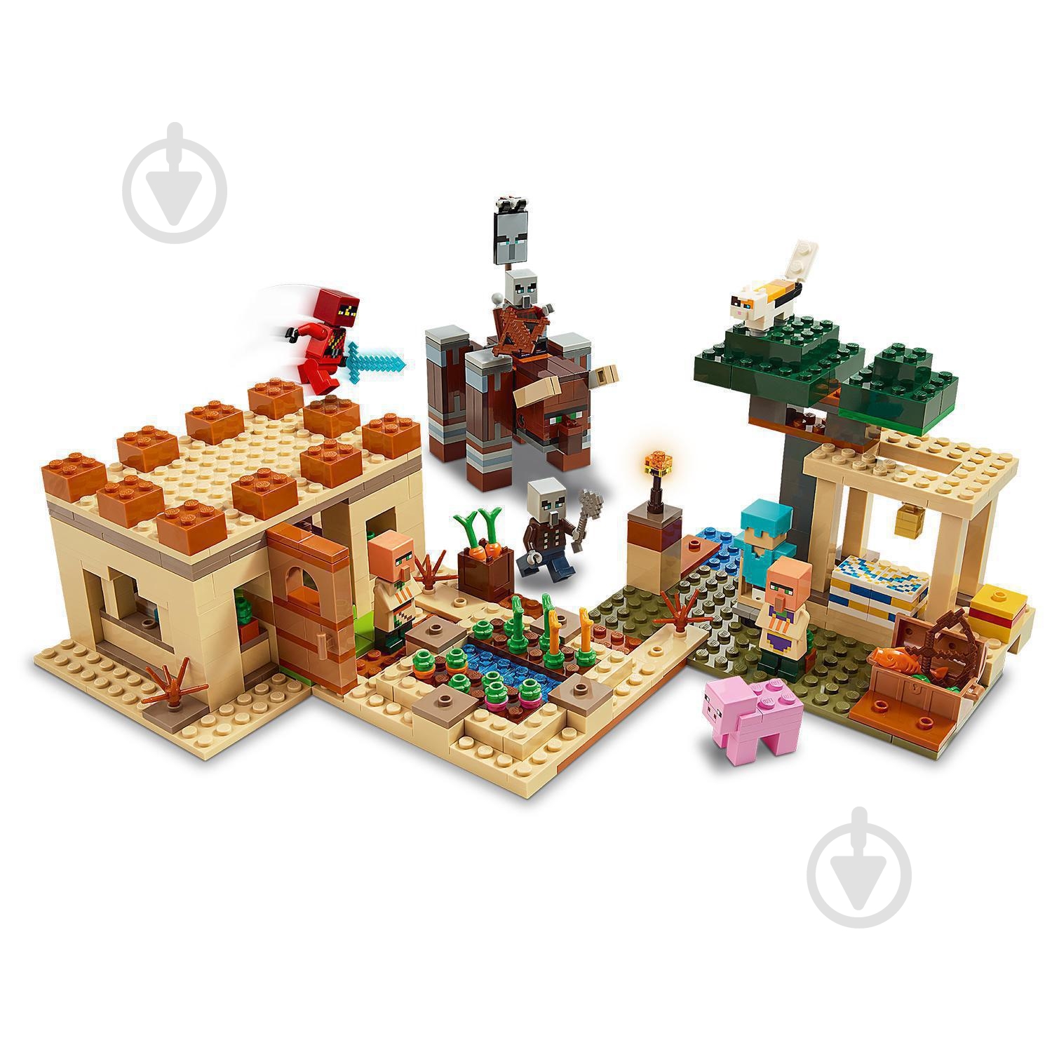 Конструктор LEGO Minecraft Напад шкідників 21160 - фото 3