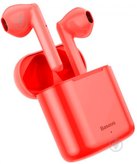 Bluetooth-гарнитура BASEUS Encok TWS W09 red (NGW09-09) - фото 4 Bluetooth-гарнитура BASEUS Encok TWS W09 red (NGW09-09) - фото 4