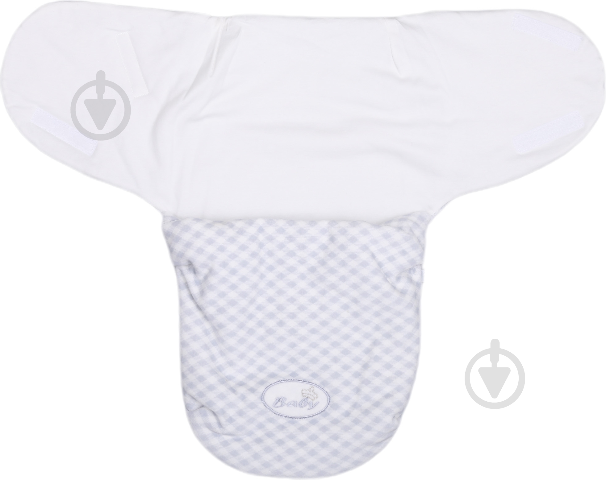 Конверт унисекс Фламинго ясельний серый - фото 4