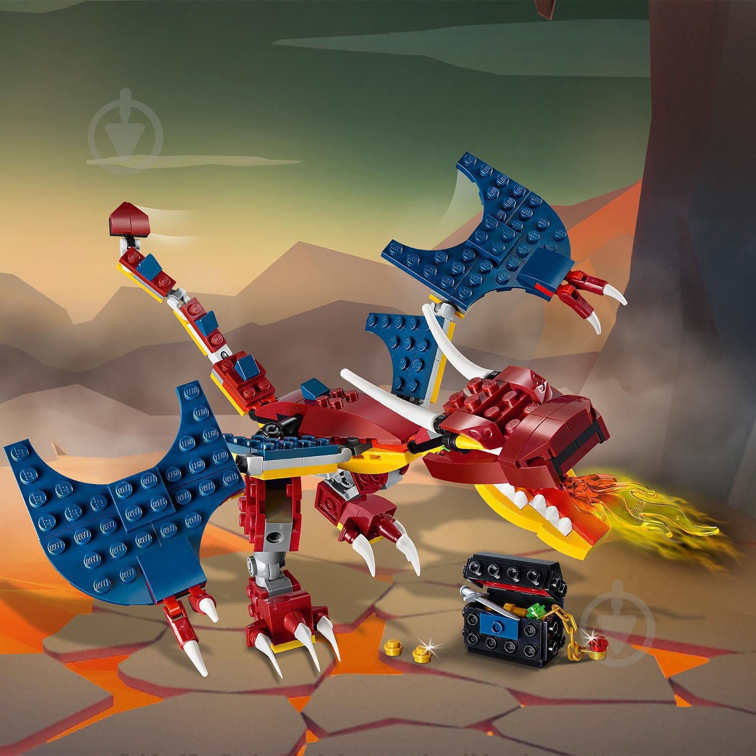 Конструктор LEGO Creator Огненный дракон 31102 - фото 12