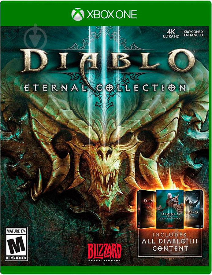 Игра Xbox Diablo III Eternal Collection (Xbox One, английская версия) - фото 1 Игра Xbox Diablo III Eternal Collection (Xbox One, английская версия) - фото 1