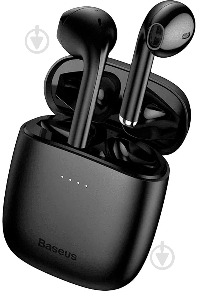 Bluetooth-гарнитура BASEUS Encok TWS W04 Pro black (NGW04P-01) - фото 1