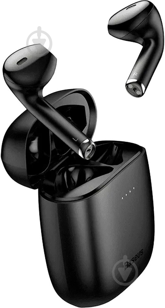 Bluetooth-гарнитура BASEUS Encok TWS W04 Pro black (NGW04P-01) - фото 2